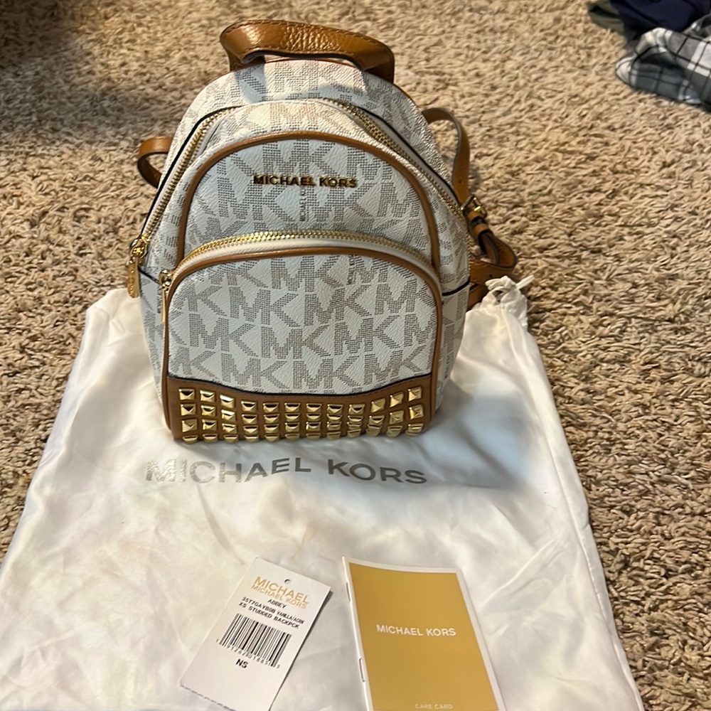 Michael Kors Abbey XS Studded Backpack